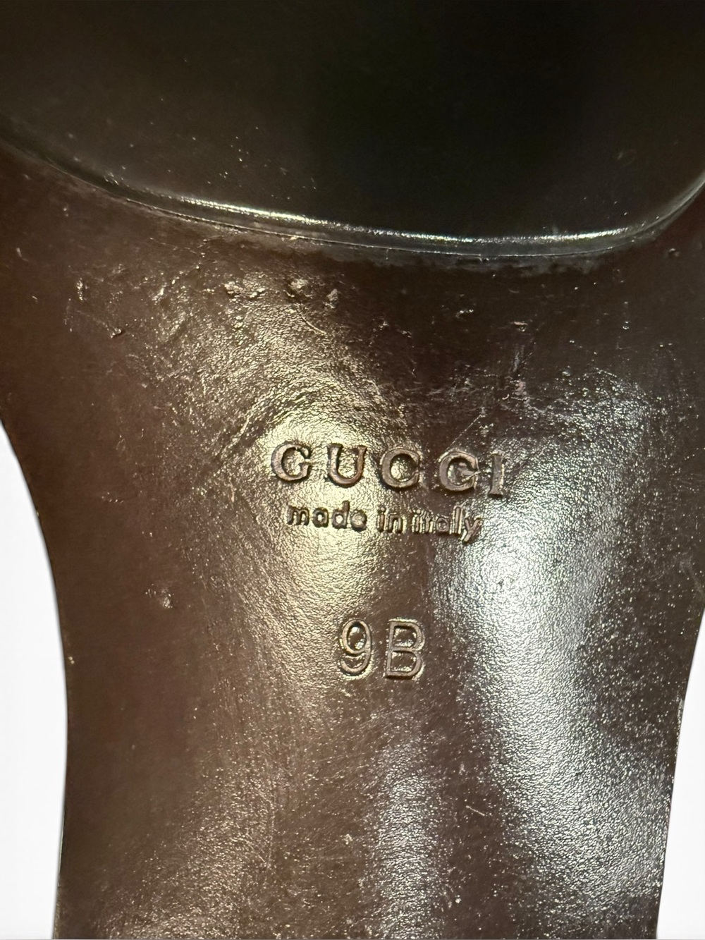 Y2K Gucci web stripe kitten heel thong sandal - Tom Ford era - Picture 5 of 16